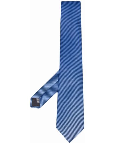 Corbata a rayas Lanvin azul