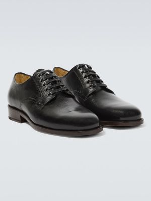 Zapatos brogues de cuero Lemaire negro