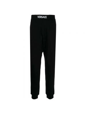 Spodnie sportowe Versace czarne