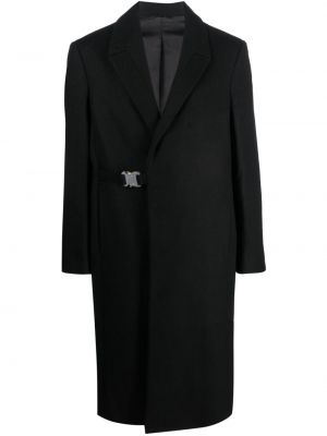 Czarny płaszcz wełniany 1017 Alyx 9sm