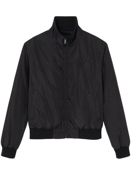 Duga jakna s vezom Versace crna