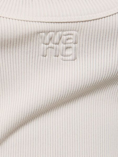 Camiseta de algodón Alexander Wang gris