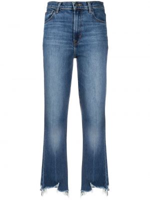 Strečové džíny s páskem J Brand - modrá
