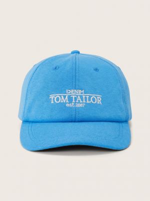 Czapka z daszkiem Tom Tailor Denim niebieska