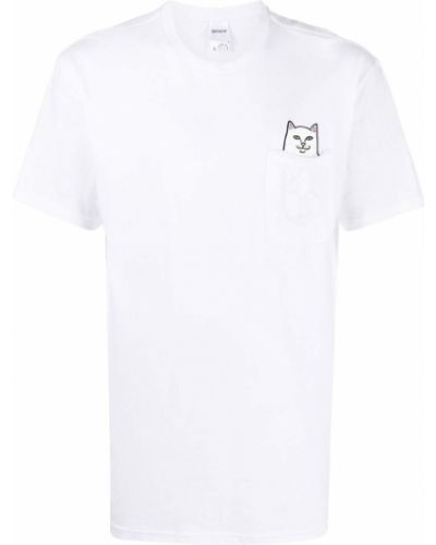 Тениска с джобове Ripndip бяло