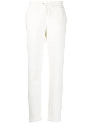 Спортни панталони slim Emporio Armani бяло