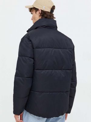 Oversized téli kabát Abercrombie & Fitch fekete