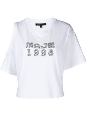 T-shirt Maje weiß