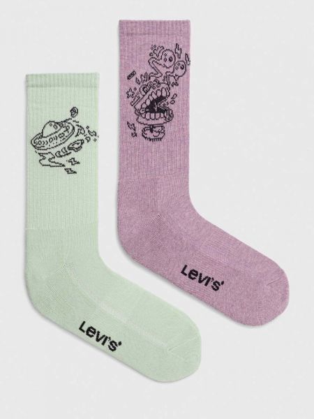Čarape Levi's® ljubičasta