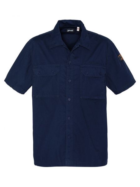 Niebieska koszula Schott