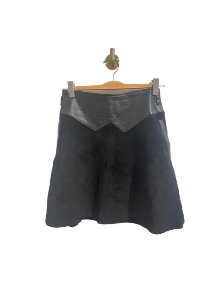 Spódnica skórzana Dior Vintage czarna