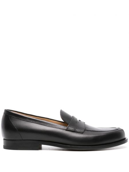 Pantofi loafer din piele Scarosso negru