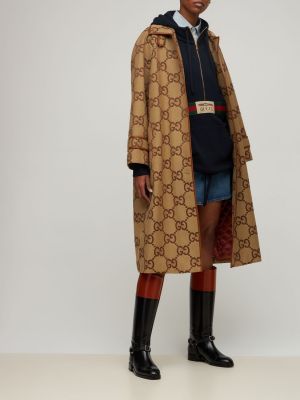 Φελτ βαμβακερός φούτερ από ζέρσεϋ Gucci