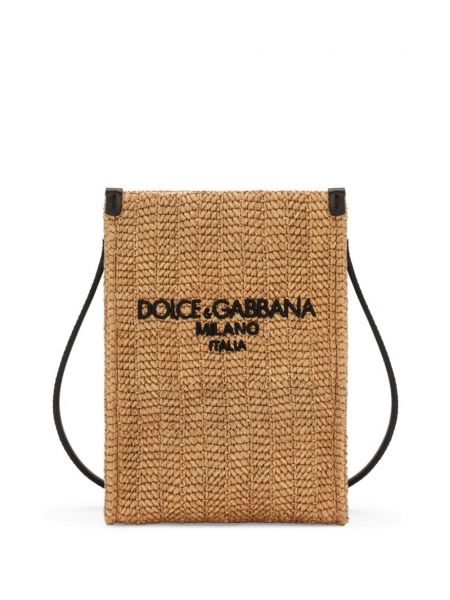 Broderet skuldertaske Dolce & Gabbana