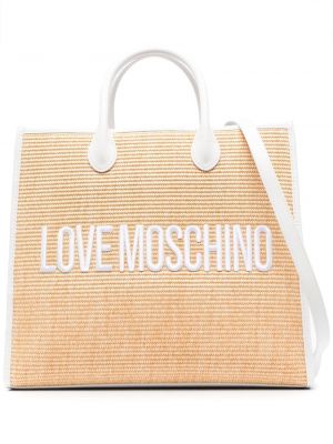 Väska med broderi Love Moschino