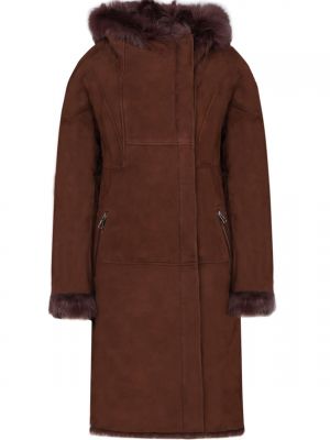 Пальто Alberto Bini коричневое