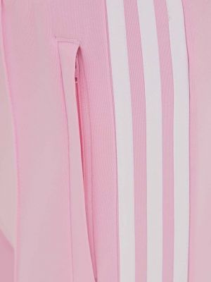 Pantaloni sport slim fit Adidas Originals roz