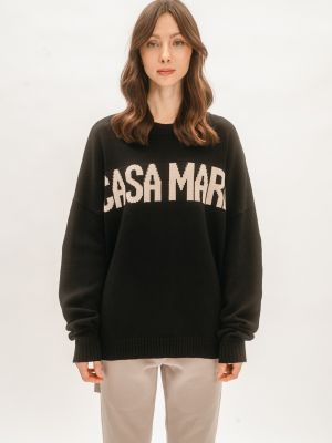 Пуловер Casa Mara черно