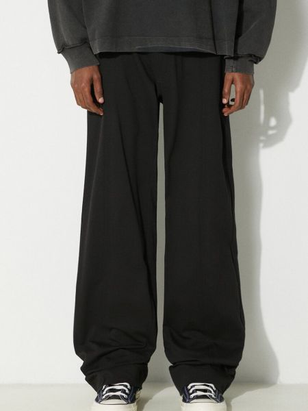Jednobarevné bavlněné kalhoty s přezkou 1017 Alyx 9sm černé