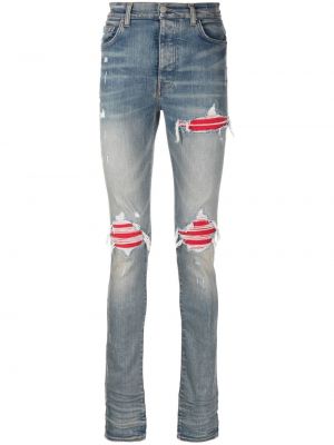 Дънки skinny fit с протрити краища Amiri