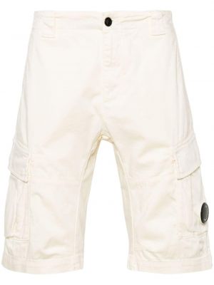 Pantaloni scurți cargo C.p. Company alb