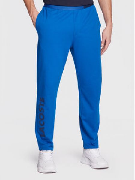 Priliehavé nohavice Lacoste - modrá