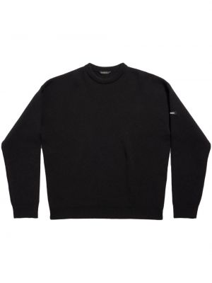 Vilnonis džemperis Balenciaga juoda