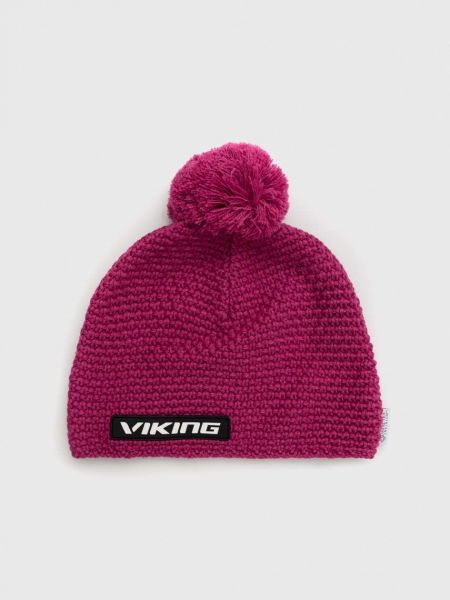 Вълнена шапка Viking розово