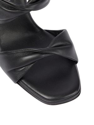 Sandale din piele Aquazzura negru