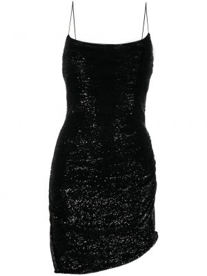 Koktel haljina sa šljokicama Gauge81 crna