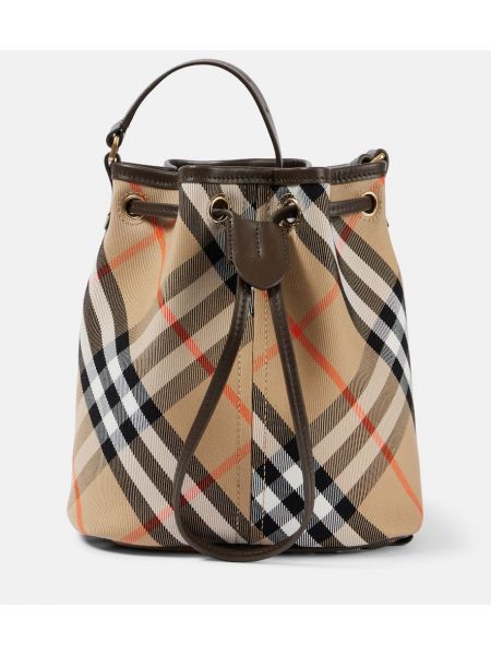 Jacquard sjekket stoffpose Burberry beige