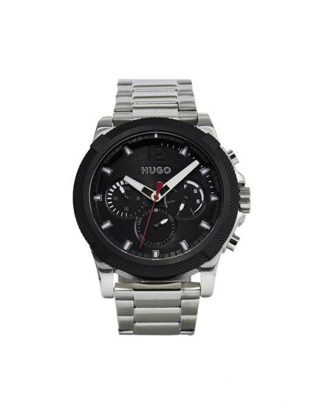 Srebrny zegarek Hugo