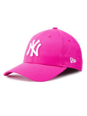 Kepurė su snapeliu New Era rožinė