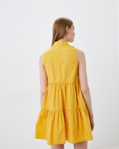 Платье-рубашка Ostin желтое