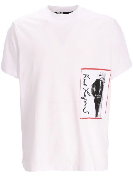 T-shirt Karl Lagerfeld hvid