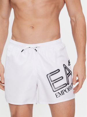 Pantaloncini Ea7 Emporio Armani bianco