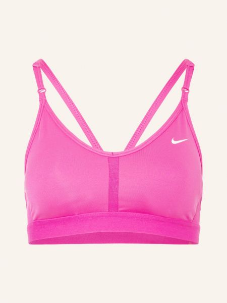 Różowy biustonosz sportowy Nike Training