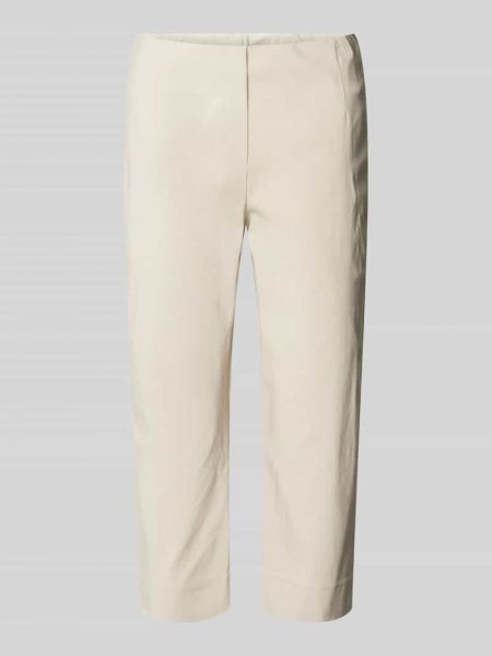 Spodnie w jednolitym kolorze Stehmann białe
