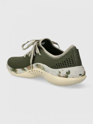 Sneakerși Crocs verde