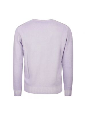 Jersey de lana de cachemir de tela jersey Filippo De Laurentiis violeta