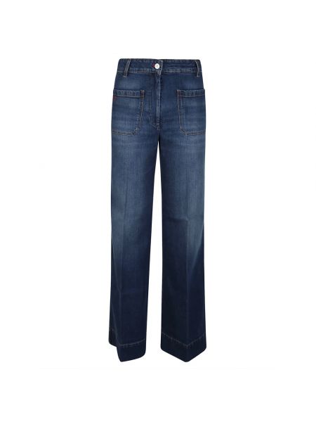 Retro jeans Victoria Beckham blau