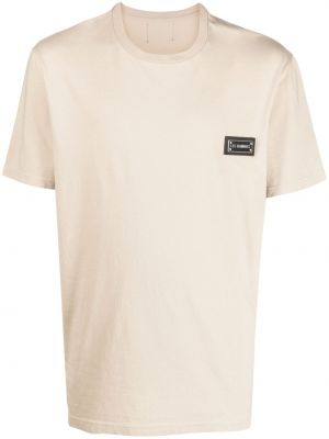T-shirt aus baumwoll Les Hommes beige