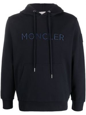 Džemperis su gobtuvu Moncler mėlyna
