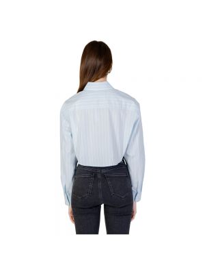 Blusa manga larga Calvin Klein Jeans azul