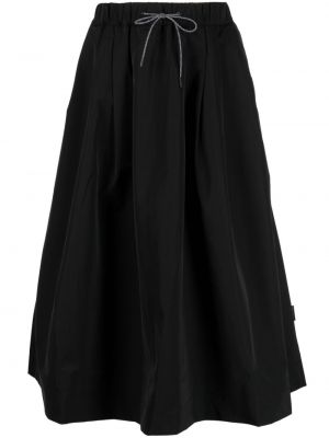 Plisované midi sukně Sport B. By Agnès B. černé