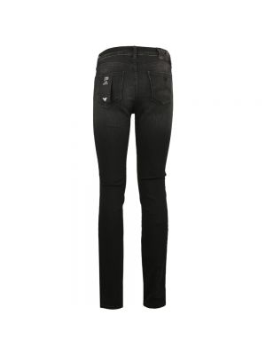 High waist skinny jeans Emporio Armani schwarz