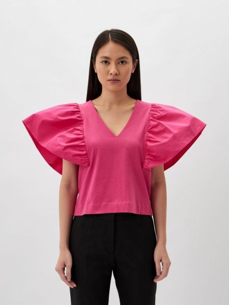 Блузка Karl Lagerfeld розовая