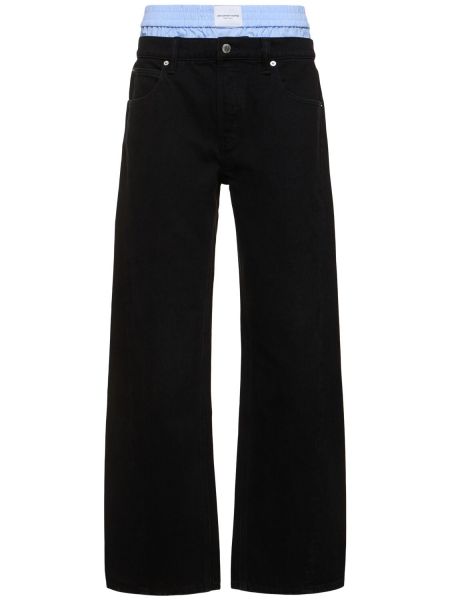 Høy midje jeans Alexander Wang svart