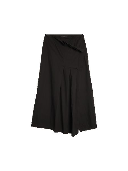 Плиссированная юбка Y`s черная