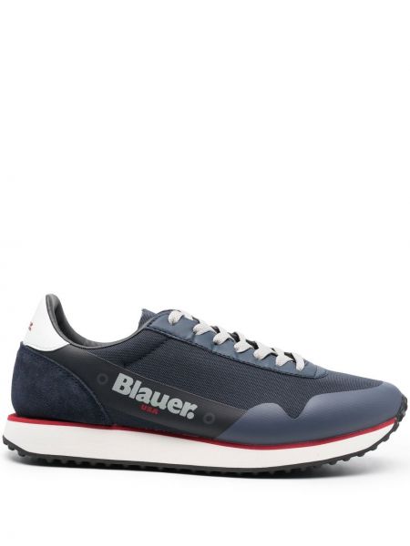 Strikket sneakers Blauer blå